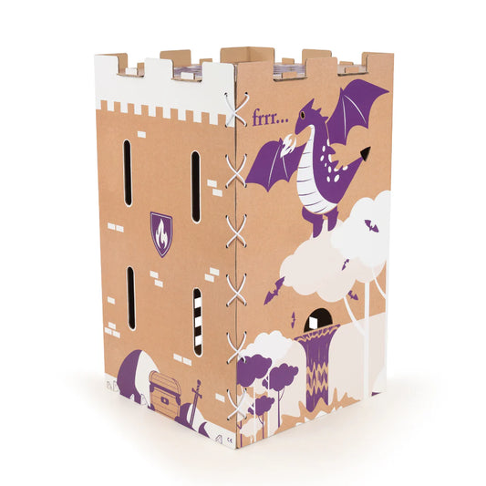 CACHE TOI cabane pliable made in France en carton - DONJON