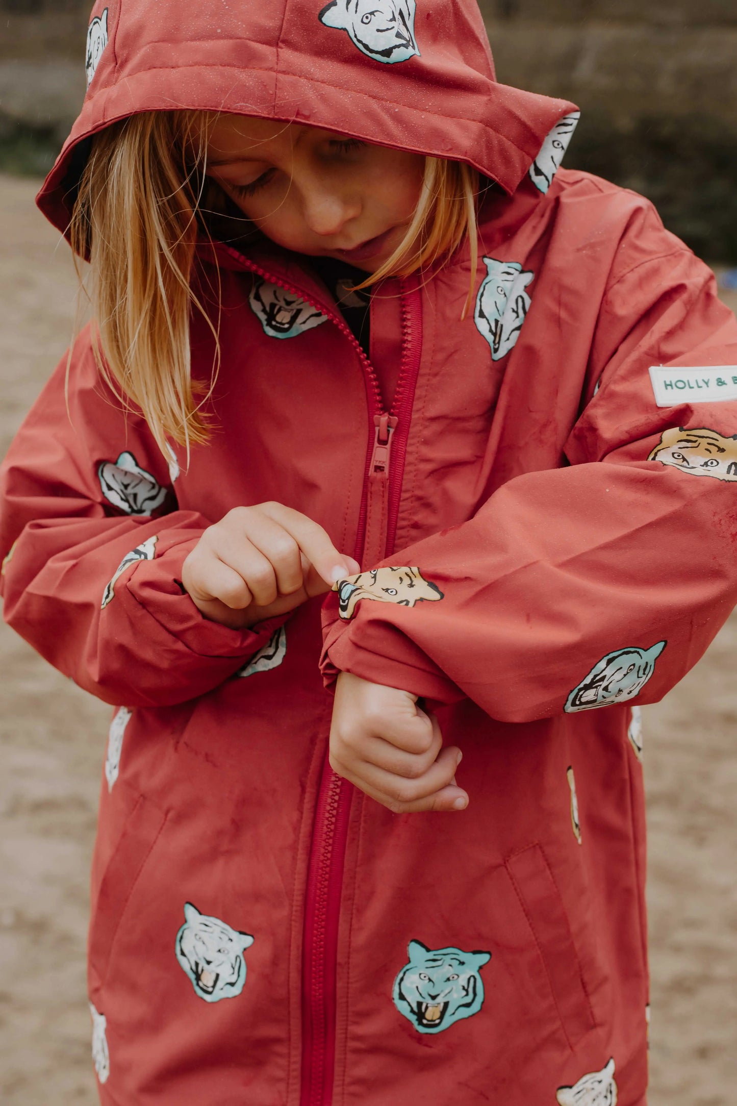 Veste Imperméable Magique Tigres