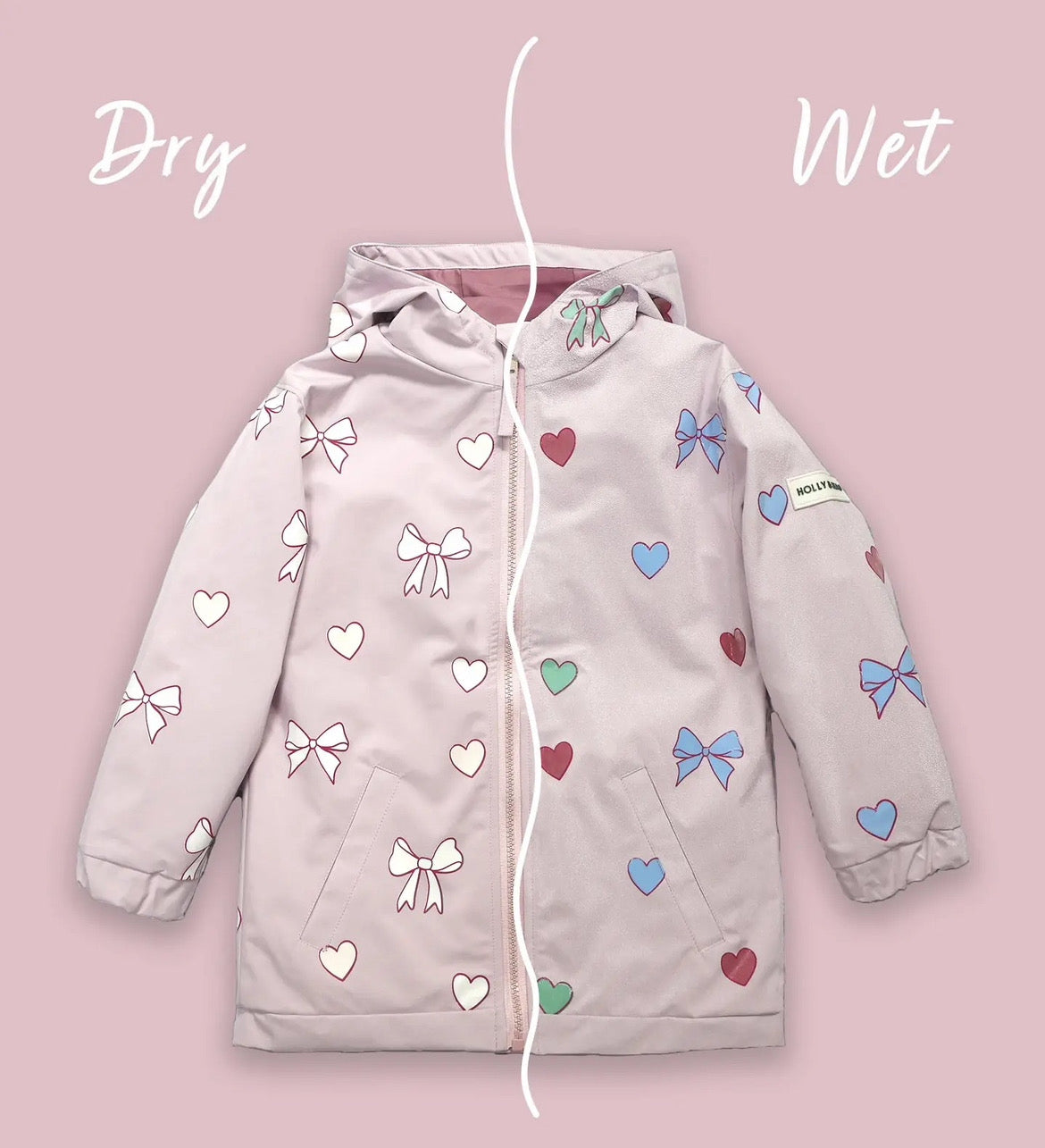 Veste Imperméable Magique Cœurs