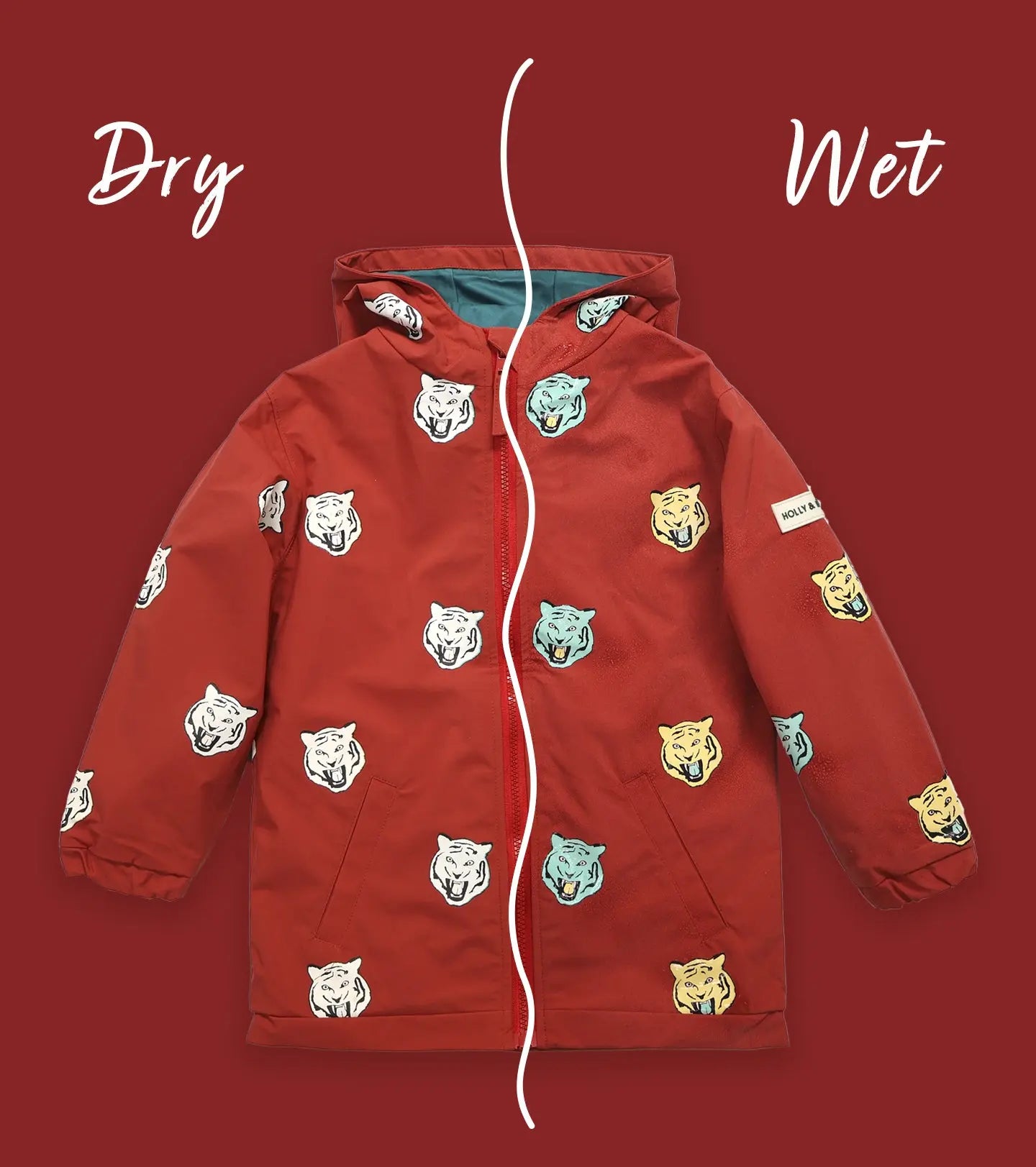 Veste Imperméable Magique Tigres