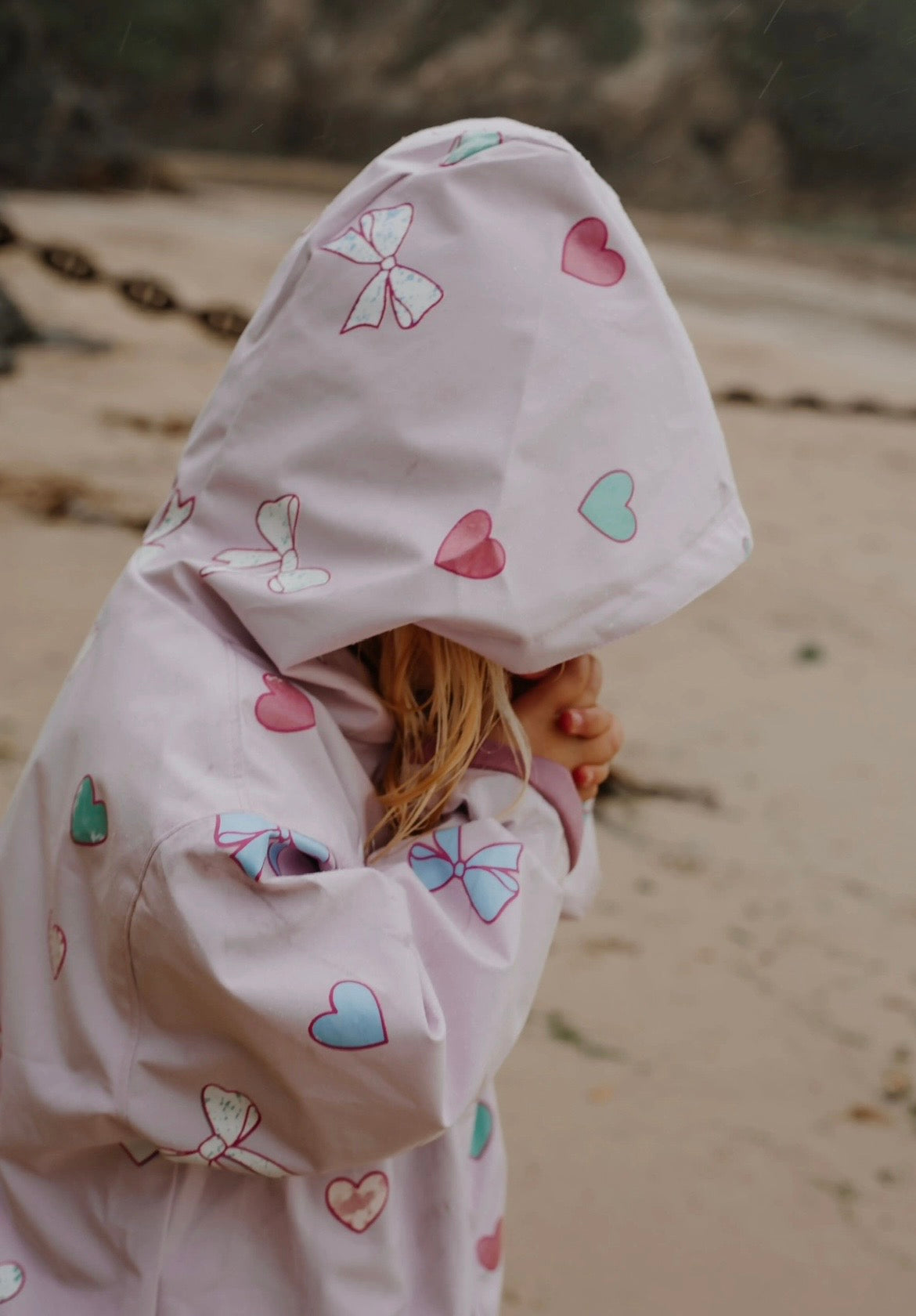 Veste Imperméable Magique Cœurs
