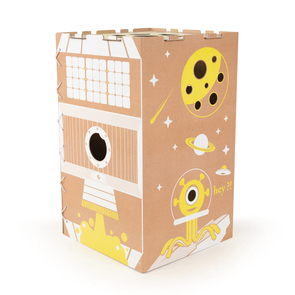 CACHE TOI cabane pliable made in France en carton - MOON
