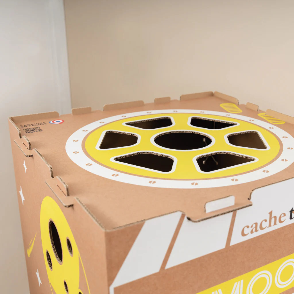 CACHE TOI cabane pliable made in France en carton - MOON